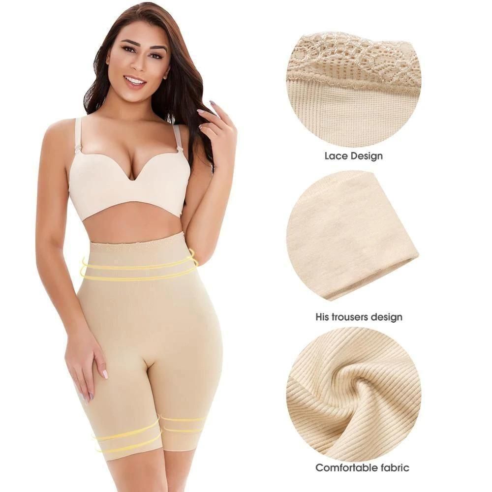 Tummy Tucker Women Shapewear for Women Tummy Control High Waist Body Shapewear with Anti Rolling Comfortable, Breathable Seamless Body Shaper for All Day Comfort & Support
